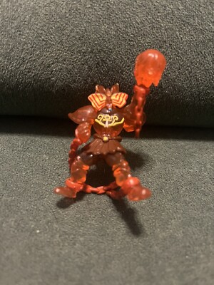 Yu-Gi-Oh Exodia The Forbidden One Mini Figure (Clear) 1996 Mattel Vintage-image