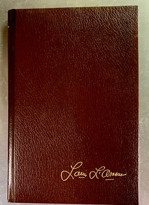 Louis Lamour L'Amour Sackett Leather Leatherette Bantam  HC VG-image