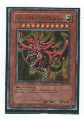 YU GI OH - The Sky Dragon Slifer - GBI - 001 - Divine Beast - Mint-image