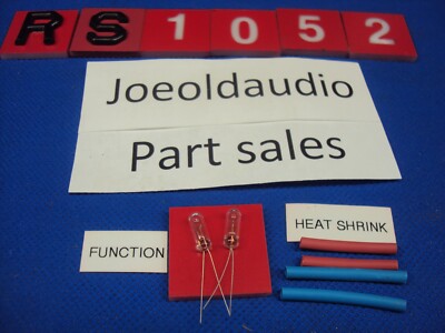 Fisher RS-1052(L) Receiver Replacement (NEW) AM, FM Function Lamps & Heat Shrink-image