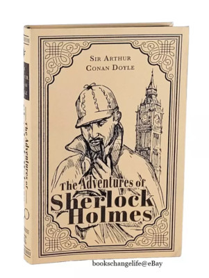 The ADVENTURES Of SHERLOCK HOLMES by Arthur Conan Doyle Faux Leather Cover *New*-image
