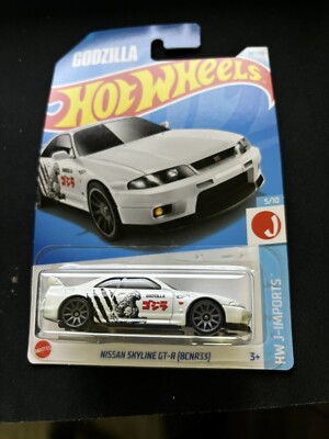 Hot Wheels 2024 Nissan Skyline GT-R R33. GODZILLA. “E” Case. #96/250.-image