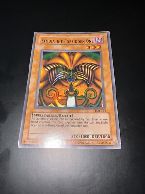 Exodia The Forbidden One Ultra Rare - LOB-124 Played - Yugioh Card-image