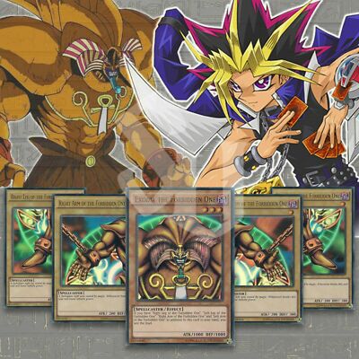 Yugioh Complete Exodia Deck! The Forbidden One Upstart Goblin *Hot* + Bonus!-image