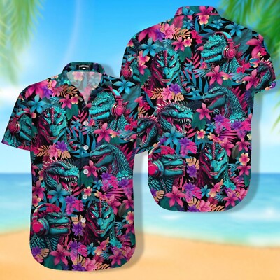 Godzilla Shirt Men, Godzilla Movies Button Shirt, Bachelor Party Shirt-image