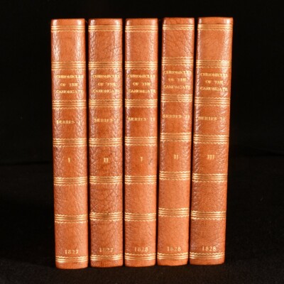 1827-1828 5Vols The Chronicles of the Canongate First and Second Series Walte...-image