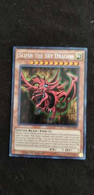 YU-GI-OH SLIFER THE SKY DRAGON LIMITED ED SECRET RARE M/MINT CT13-EN001 116-image