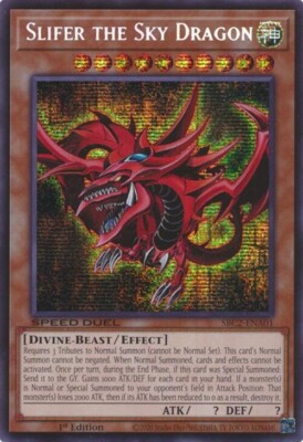 Slifer the Sky Dragon (SBC2-ENA01) - Prismatic Secret Rare - 1st Edition-image