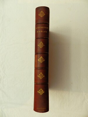 1833 Fables Original and Selected Second Series, James Northcote, 3/4 LEATHER EX-image