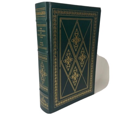 The Adventures of Huckleberry Finn by Mark Twain Franklin Library Leather Bound-image