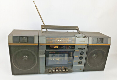 Fisher PH 404L Portable Stereo Radio Battery Cassette Player Recorder-image