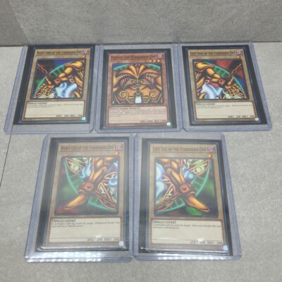 Yugioh Exodia The Forbidden One Complete 5 Card Set LDK2-ENY04-08 Pre-owned NM-image
