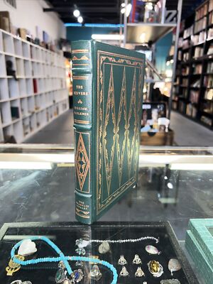 The Reivers by William Faulkner Franklin Library, ￼Leather Bound-image
