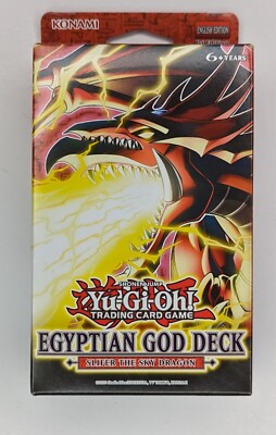 SEALED Yu-Gi-Oh TCG Egyptian God Deck “Slifer The Sky Dragon” 1st Edition SEALED-image