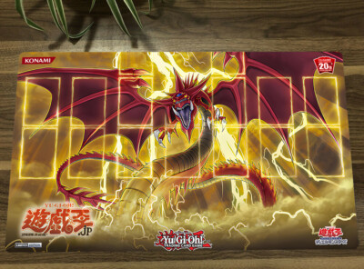 Ygomat Slifer the Sky Dragon Playmat TCG CCG Trading Card Game Mat Mouse Pad Bag-image