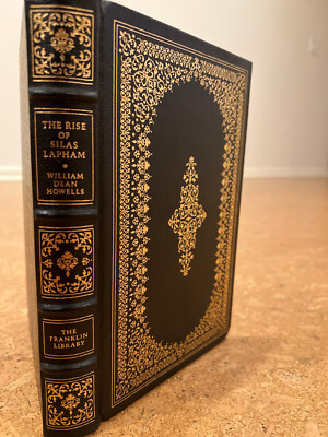 The Rise of Silas Lapham, W. Howells, Franklin Library Full Leather w/Silk Moire-image