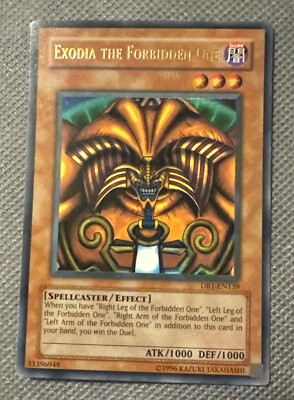 Yugioh Exodia The Forbidden One DB1-EN139 Ultra Rare LP-image