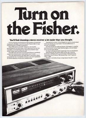 1975 FISHER STEREO RECEIVER Vintage 8