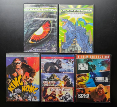 Godzilla / King Kong (DVD Lot) Animated Series, Triple Feature-image