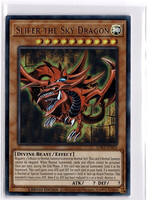 Yugioh TCG Slifer the Sky Dragon LDK2-ENS01 Legendary Decks II (2024 Reprint)-image