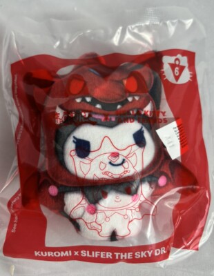 Yu-Gi-Oh x Sanrio Kuromi × Slifer The Sky Dragon Plush McDonalds Happy Meal Toy-image