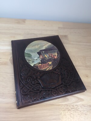 The Railroaders Time Life Books Old West Series Faux Leather Bound W8-image