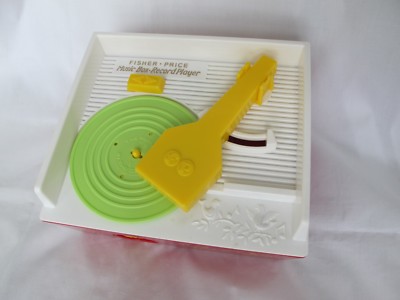 Fisher Price Music Box Record Player with 3 Disks  WORKS-image
