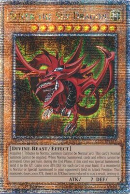 Slifer the Sky Dragon - RA04-EN117 - Quarter Century Secret Rare Near Mint-image