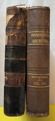2 Volumes Pennsylvania Archives Second Series Vol XV, XVI -  1890-image