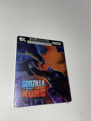 Godzilla Vs Kong SteelBook 4K UHD Blu-Ray+Bluray+ DIGITAL (EXP)? **READ-image