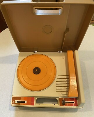 Vintage 1978 Fisher Price Portable Record Player Phonograph Turntable- WORKS!-image