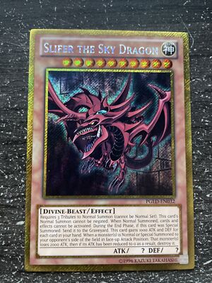 YU-GI-OH CARD! SLIFER THE SKY DRAGON PGLD-EN032 NEW/MINT-image