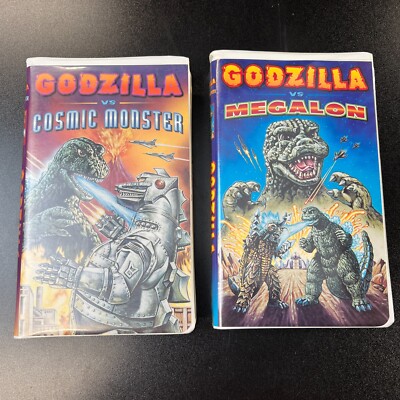Rare Godzilla Vs Cosmic Monster Megalon VHS Clamshell Mechagodzilla-image