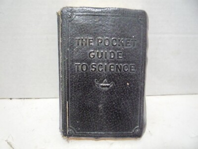 Vintage 1930 “The Pocket Guide to Science” By E.E.  Free  Leather bound-image