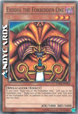 EXODIA THE FORBIDDEN ONE • (Exodia the Forbidden) • Common • LDK2 ENY04 • Yugioh!-image
