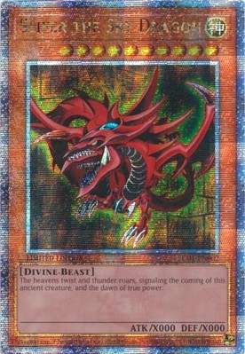 Slifer The Sky Dragon LC01-EN002 Quarter Century Rare Limited Edition-image