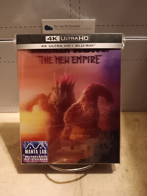 Godzilla X Kong The New Empire 4K Double Lenticular B SteelBook Bluray MANTA LAB-image