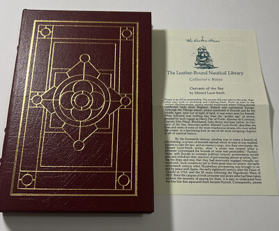 Easton Press Outcasts of the Sea Genuine Leather Book by Edward Lucie-Smith New-image