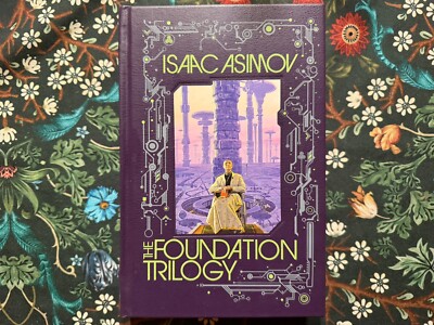 THE FOUNDATION TRILOGY by Isaac Asimov Leather Bound Gift Edition-image