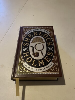 The Complete Sherlock Holmes By Arthur Conan Doyle, Leatherbound Hardcover B&N-image