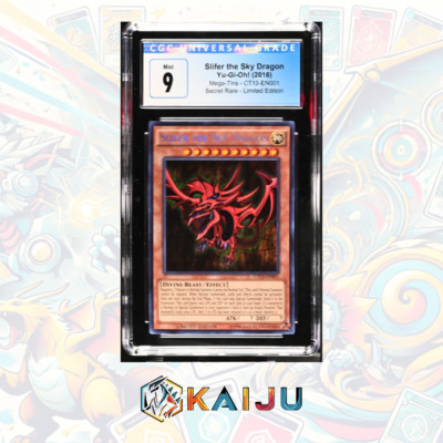 Yu-Gi-Oh! Slifer the Sky Dragon 2016 CT13-EN001 Secret Rare Limited Ed CGC 9-image