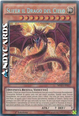 SLIFER THE SKY DRAGON • (Slifer The Sky Dragon) • Secret • MVP1 ITS57 • 1Ed-image