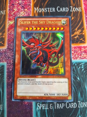 Yu-Gi-Oh! Slifer the Sky Dragon LC01-EN002 Limited Ultra Rare Near Mint c3/-image
