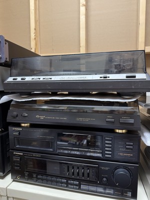  Various Lot Yamaha Pioneer JVC Fisher Garrard Onkyo Receiver Turntable CD  -image