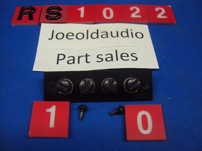 Fisher RS-1022 Receiver Antenna Input Panel. Tested. Parting Out Entire RS-1022.-image