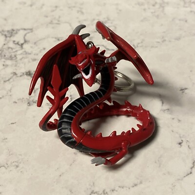 1996 Yu-Gi-Oh! Slifer Sky Dragon Keychain Rare Figure Toy 2” MB Wolverine LLC-image