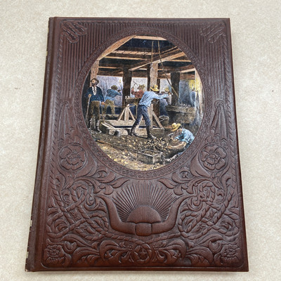 The Miners: Time Life Books, The Old West - 1976, Vintage, Good, Faux Leather-image