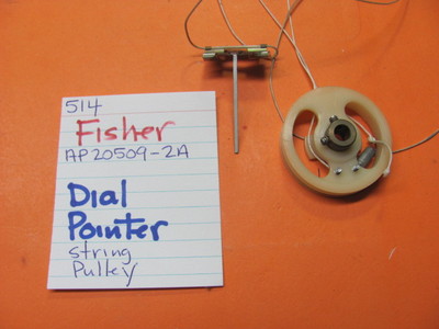📈 FISHER AP20509-2A DIAL POINTER STRING PULLEY 514 QUAD RECEIVER -image