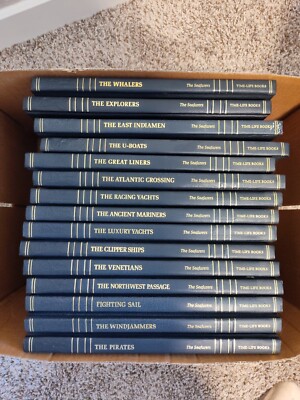Time Life The Seafarers Book Series 1980 Leather Bound Sold Invidually-image