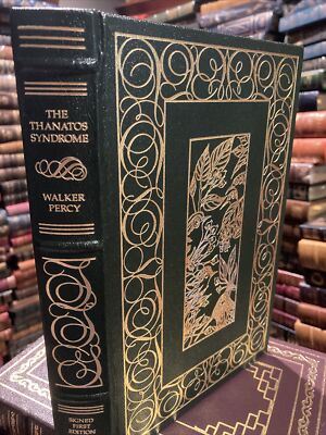 Franklin Library: SIGNED: WALKER PERCY:  THANATOS SYNDROME: LOUISIANA PHYSICIAN-image
